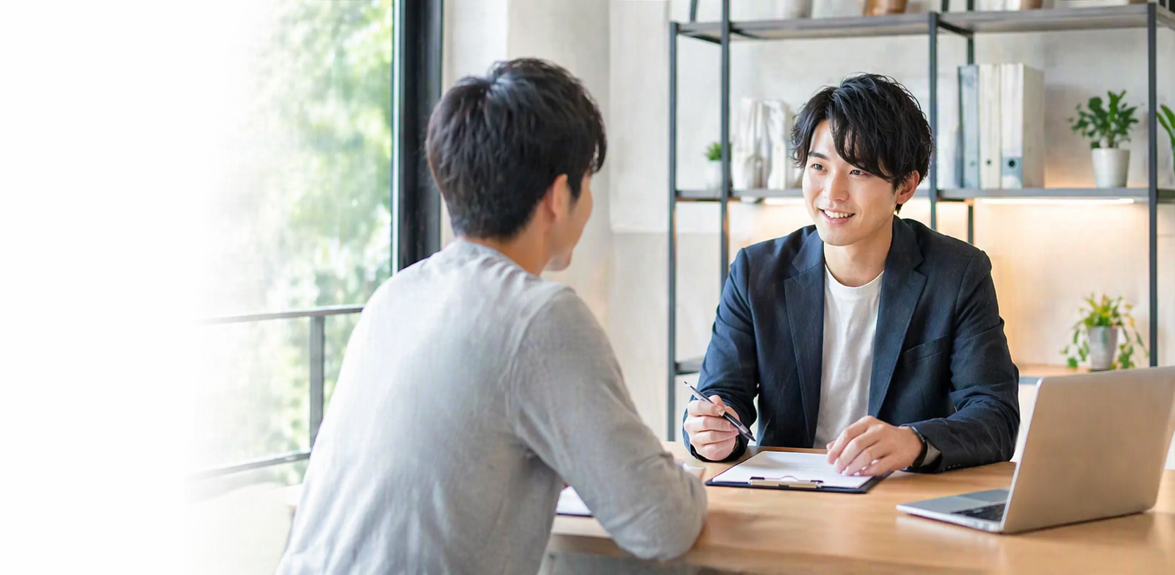 キャリアアドバイザーと就活生の1on1面談